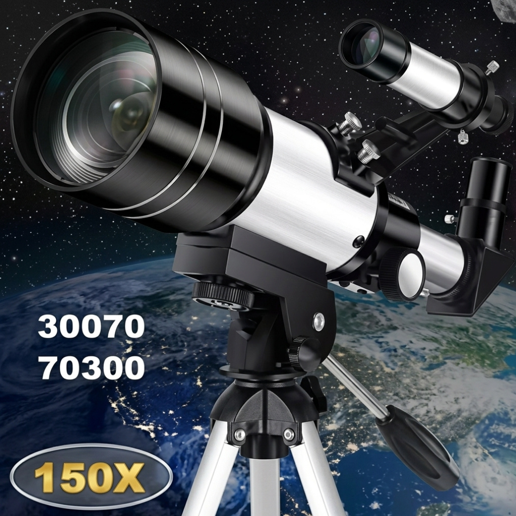 Télescope Professionnel HD 70/300 | Zoom 150x Kipora