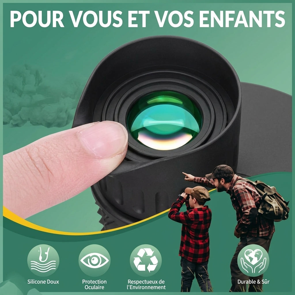 Télescope de Poche HD Longue Portée – Compact et Puissant Kipora