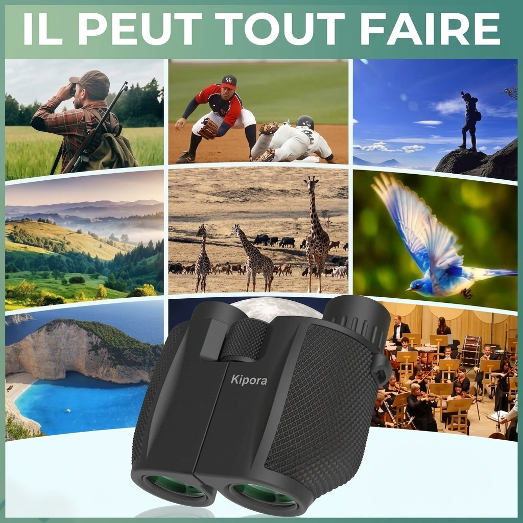 Télescope de Poche HD Longue Portée – Compact et Puissant Kipora