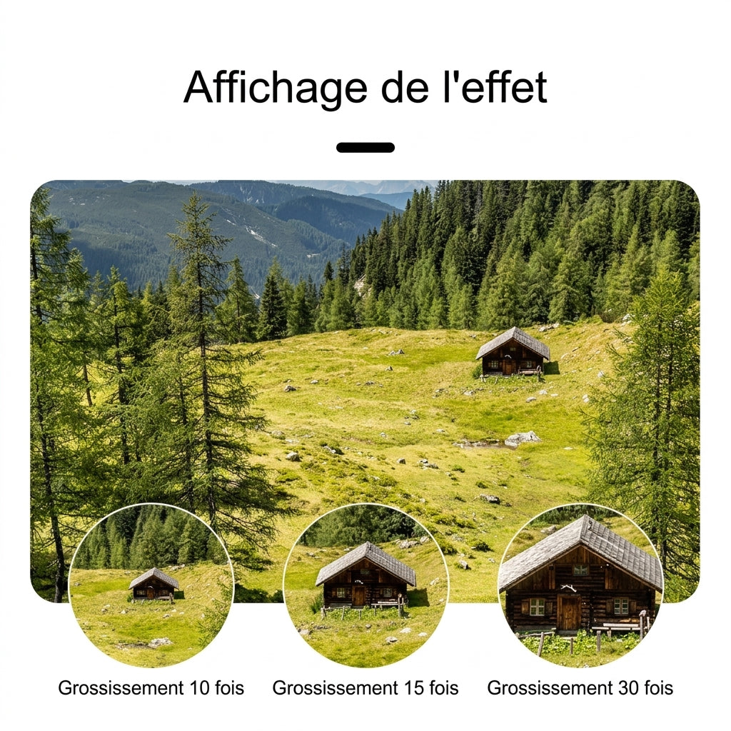 Télescope Monoculaire HD Zoom 10-30x50 – Observation Nature & Ciel Kipora